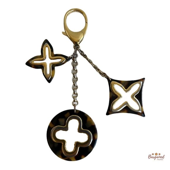 Authentic LOUIS VUITTON Tortoise Shell Bag Charm - Picture 3 of 12